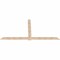 Ekena Millwork Eugene Smooth Timber Gable Bracket, Douglas Fir, 108"W x 54"H x 1 1/2"D x 5 1/2"F, 12/12 Pitch GBW108X54X0206EUG00SDF - alternate 2
